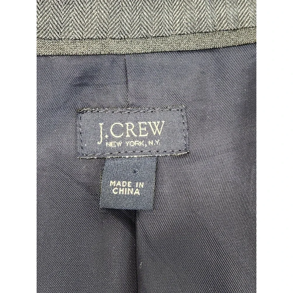 J. Crew Ludlow Jacket Men's 42R Gray Blazer Suit Sport Coat 100% Italian‎ Wool